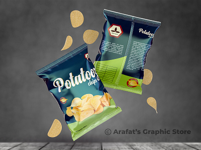Chips packet design chips chips packaging chips packet design clean packet design packaging potato chips design