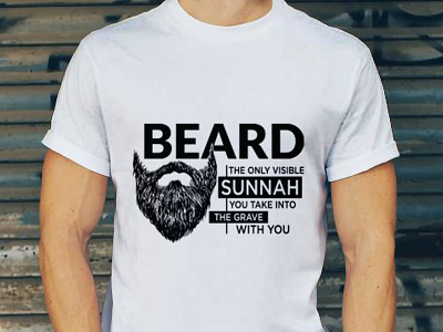 Beard The visible Sunnah - T-shirt beard beard tshirt islamic t shirt islamic tshirt sunnah t shirt tshirt