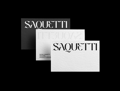 Saquetti - Brand Identity brand design brand identity branding brutalism graphic design logo design visual identity