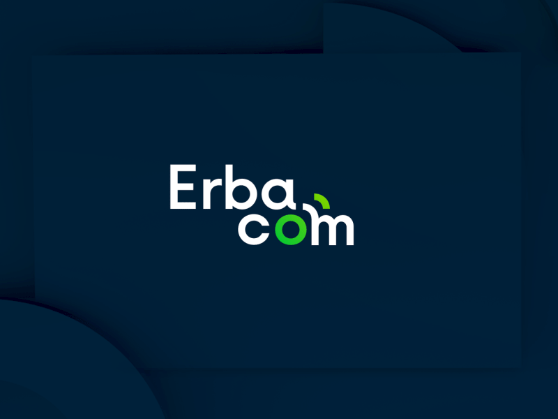Erbacom after effects animated animation brand branding connect connection data identity internet logo motion telecommunication typography wifi wireless wordmark