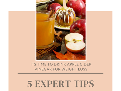 How to lose weight with APPLE CIDER VINEGAR