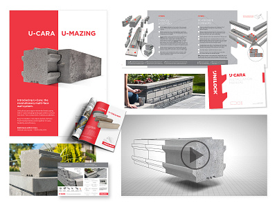 U-Cara campaign collateral design layoutdesign print design product launch signage tradeshow booth video