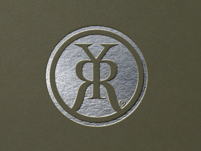Running Y Ranch brand branding branding design logo logo design monogram monogram design monogram letter mark monogram logo silver