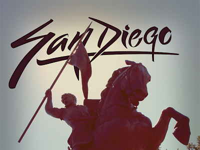 San Diego balboa park hand drawn type handlettering lettering san diego