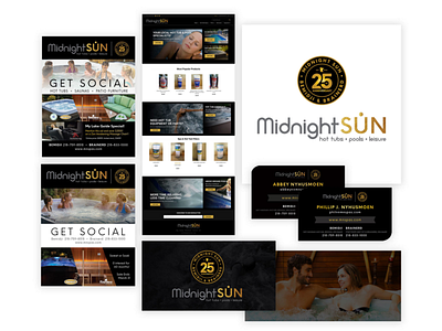 Midnight SUN branding ecommerce marketing videography website design