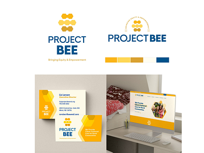 Project BEE branding graphic design logo marketing strategy website design website development