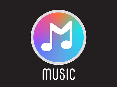 Music logo branding daily ui dailyui dailyui005 dailyuichallenge graphicdesign illustration logo logodesign music musicapp musicappui uiux uxdesign uxui uxuidesign