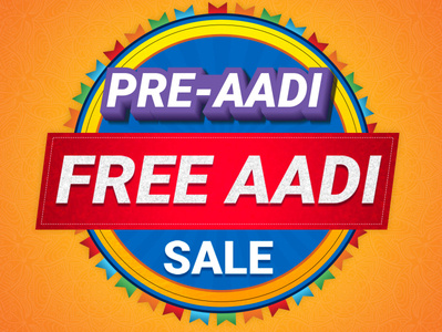 Pre Aadi Free Aadi - Seasonal Sale Logo By Monish.e On Dribbble