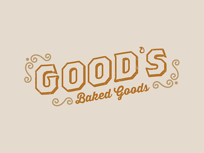 Good's Baked Goods bakery logo logos logotype typography