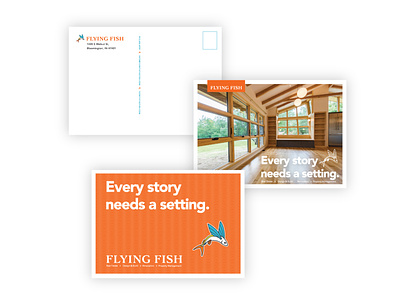 Postcards - Flying Fish design stationary design