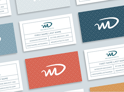 MD Architects - Business Cards design stationary design