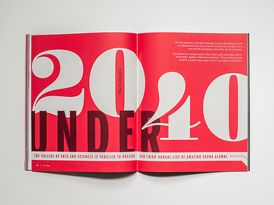 The College Magazine - Spread Cover #5 design publication stationary design