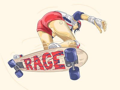 Rage 70s girl skate