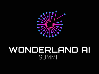 Wonderland AI Summit branding design graphic design logo