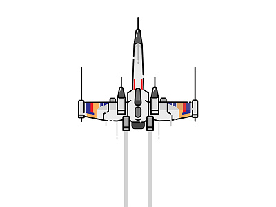 Sci fi plane outline