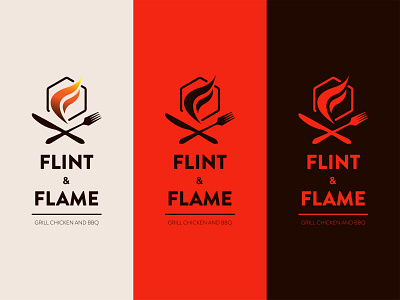 Flame logo || Daily logo challenge || Flint and Flame