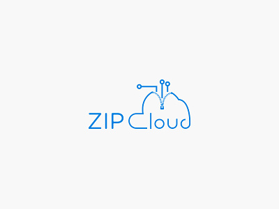 Cloud computing logo dailylogo dailylogochallenge design icon illustration illustrator logo logo design logodesign minimal