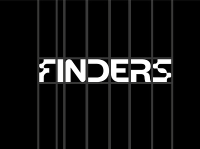 Finders Agency | Logotype design black branding finders graphic design logo logotype sophisticated typography white
