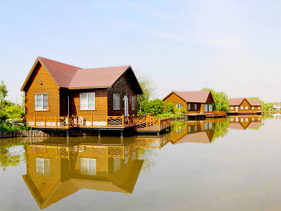 Prefab wood cabins