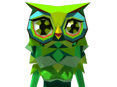 Owl Girl 3d character games