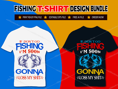 Fishing t shirt design bundle here