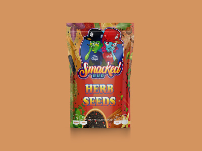 Herb seed Packaging design/Label Design bottle design branding cannabis design cbd packaging design illustration label design labeldesign logo packaging