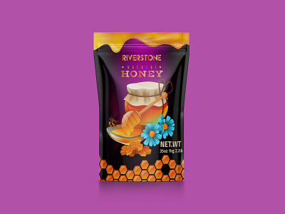Riverstone Honey Packaging Design bottle design branding cannabis design cbd packaging design illustration label design labeldesign logo packaging