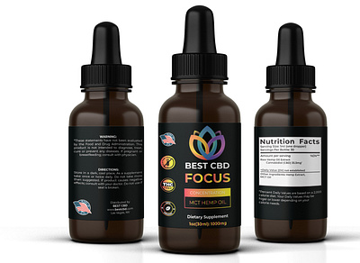 CBD Oil Label Design bottle design branding cannabis design cbd label cbd packaging design label design labeldesign logo packaging