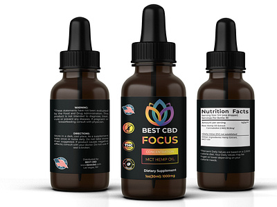 CBD Oil Label Design