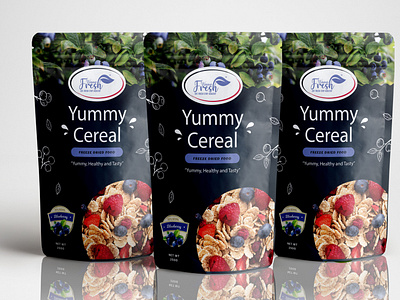 Blueberry Cereal Packaging Design