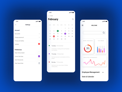 Employee Activity attendance dashboad dashboard app dashboard ui design employee employee app employee engagement employee id employee management employees figma figma design hr hr software ui ux