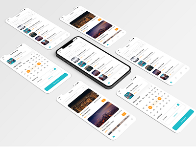 Hotel Booking App Schedule app application booking design figma figma design hotel schedule ui ux