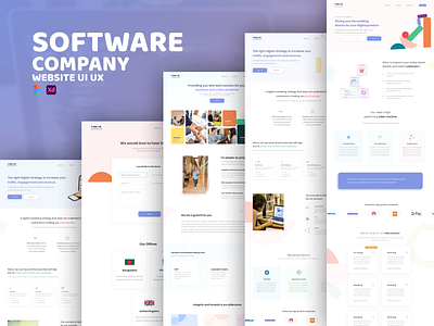 Software Company Website Design