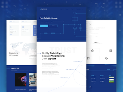 Web Hosting Landing Page Design design figma figma design hosting landing ui ux website