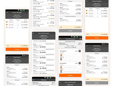 Transport Bus Design App | 2018 app bus design designapp orange transprot ui