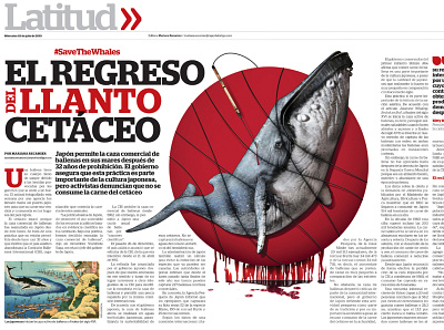 The return of the cetacean crys editorial illustration art
