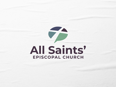 All Saints' Episcopal Church Logo all saints church branding church identity church logo identity kaleb kendall logo logodesign