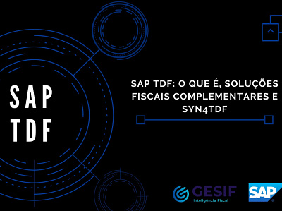 SAP TDF syn4tdf contabilidade new news