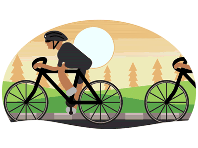 Cycling Gif aftereffects loop