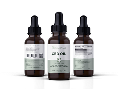 CBD Oil label Design, Hemp Label Design