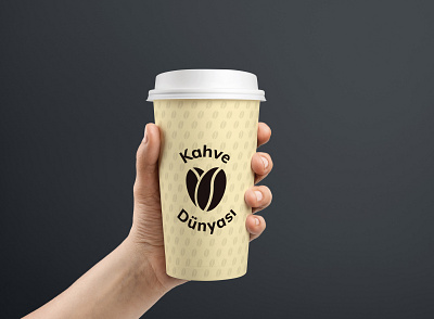 Rebranding Kahve Dünyası - Coffee Cup mockup branding coffee coffee cup design illustration illustrator kahve dünyası logo minimal pattern rebrand redesign typography vector