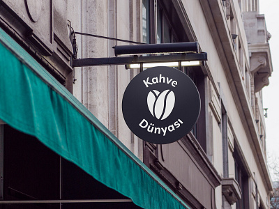 Rebranding Kahve Dünyası - Signage mockup branding coffee coffee cup design illustration illustrator kahve dünyası logo minimal mockup pattern rebrand redesign signage signage mockup