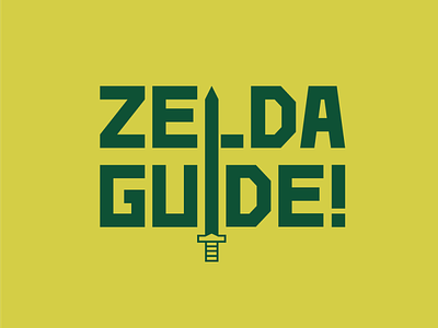 Zelda Guide - Logo Design branding design graphic design guide illustration illustrator legend of zelda logo logo design minimal rebrand vector zelda