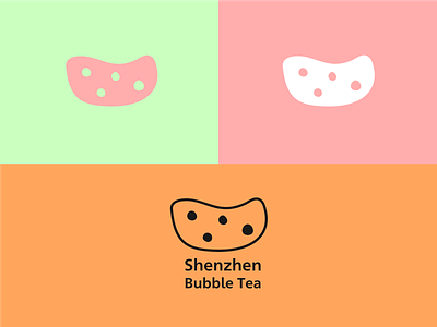 Shenzehn Bubble Tea - Logo Design branding bubble tea china coffee design graphic design illustration illustrator logo logo design minimal restaurant logo rounded shenzehn soft soft colors tea tea brand vector