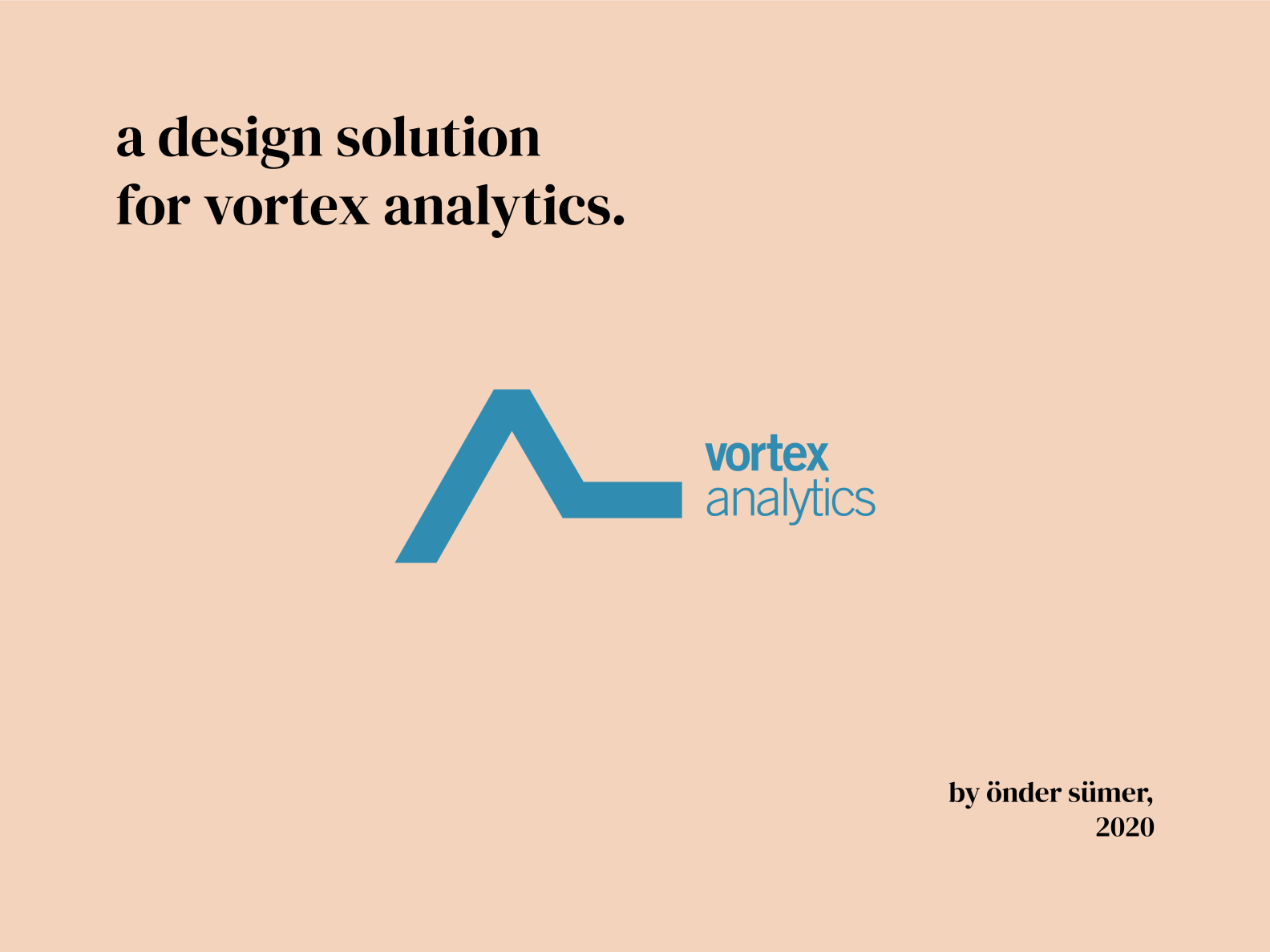 Vortex Analytics - Logo Design by Önder Sümer on Dribbble