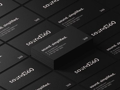 Sound 360 - Business Card Design