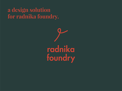 Radnika Foundry - Logo Design branding design foundry graphic design illustration illustrator logo logo design minimal radnika radnika foundry radnika foundry logo rebrand type typography vector