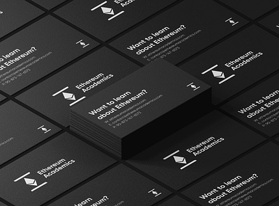 Ethereum Academics - Business Card Mockup blockchain branding business card design business card mockup business card mockups businesscard card design design ethereum ethereum academics logo ethereum logo graphic design illustration illustrator logo logo design minimal mockup rebrand