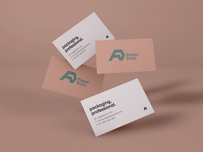 Paper Pack - Business Card Design branding business card mockup business card mockups businesscard design graphic design illustration illustrator logo logo design minimal mockup package packaging packaging logo paper paper pack paper pack logo rebrand