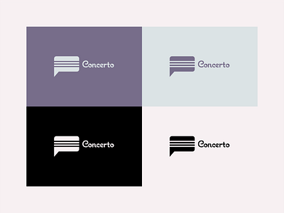 Concerto - Logo Design branding concerto concerto logo concerts design graphic design illustration illustrator logo logo design minimal music music sms rebrand sms vector